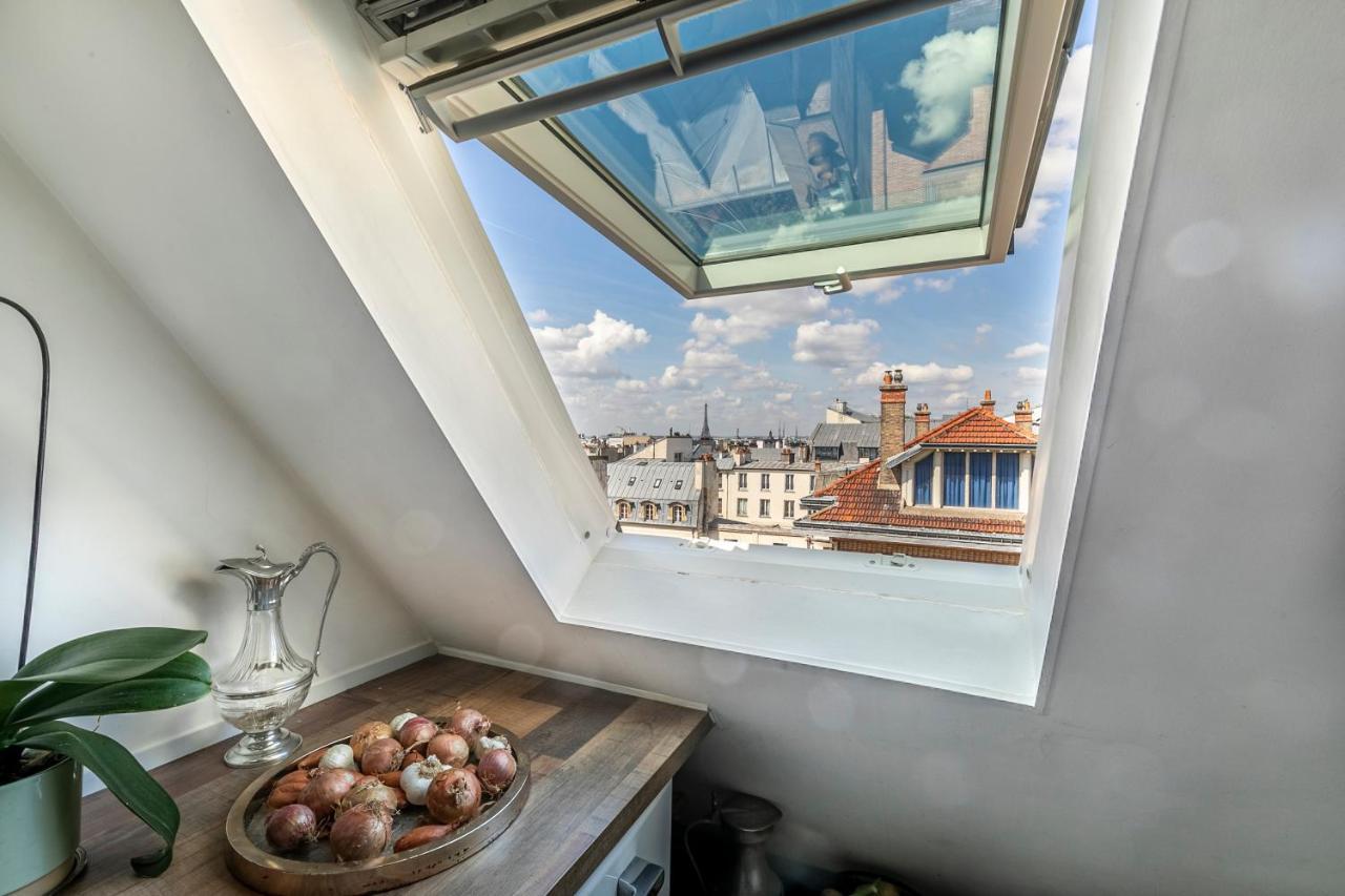 Apartmán Paris Centre Dernier Etage Vue Ascenseur Exteriér fotografie