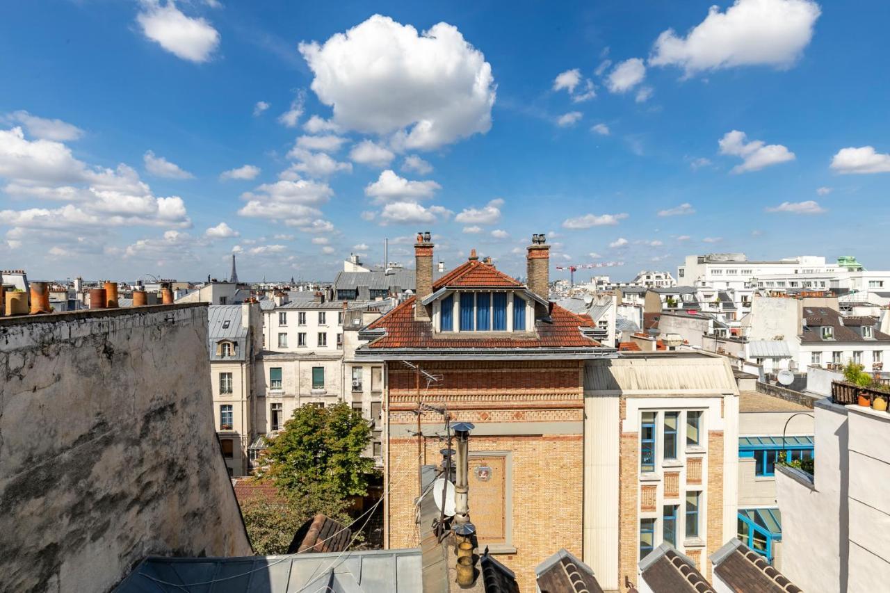 Apartmán Paris Centre Dernier Etage Vue Ascenseur Exteriér fotografie
